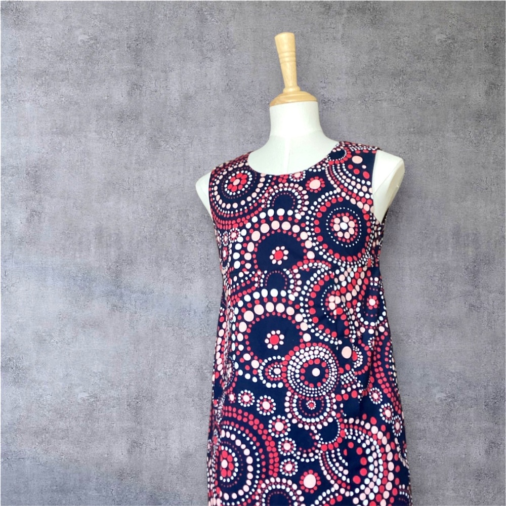 Vineyard Vines Polka Dot Sleeveless Dress, Size 10